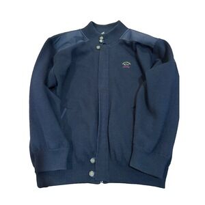 Vintage Paul & Shark Jacket Mens Large navy Wool Yachting Made in Italy bomber